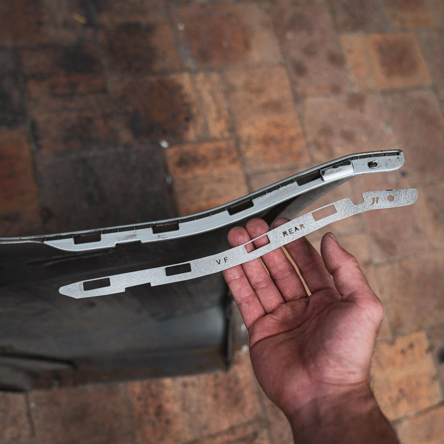 Commodore VF / Chevrolet SS Rear Lower Section Bumper Repair Plates - Pair